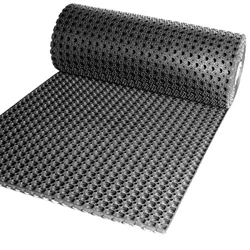 Ringgummimatte 22mm - Robuste Wabenmatte für Außenbereich - Die 22mm starke Ringgummimatte ist ideal für Outdoor-Einsätze. Sie bietet hervorragenden Bodenschutz, Rutschfestigkeit und Drainage für Wasser und Schmutz. Individuell zuschneidbar für optimale Anpassung.