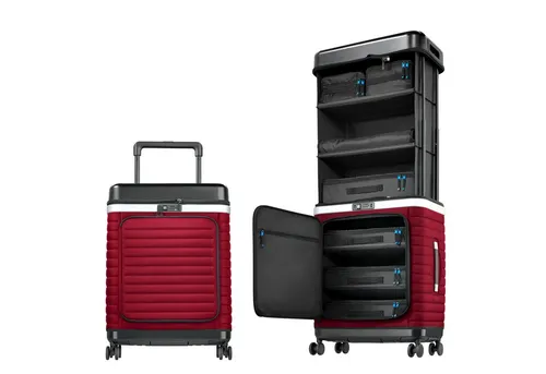 Pull Up Case GmbH Koffer Pull Up Suitcase rot - Trolley in auffälligem Cosmo Red, ideal für stilbewusste Reisende, die Funktionalität und Design schätzen.