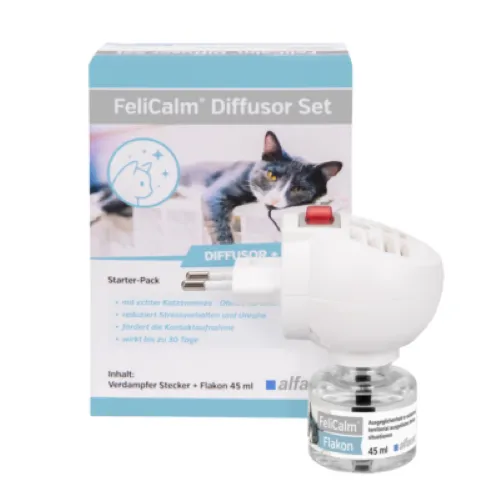 FeliCalm Diffusor Set Alfavet – Katzenminze, ohne Pheromone Starter-Set