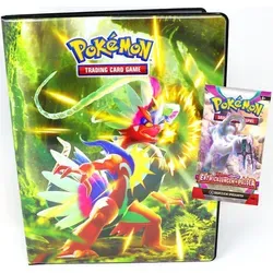 Pokemon Karten Karmesin & Purpur - Entwicklung in Paldea - 1 Mappe + 1 Booster Sammelkarten