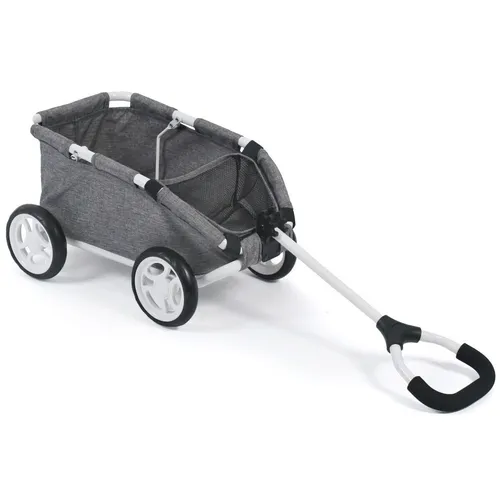Bayer Chic 2000 660-76 Ziehwagen Skipper - Kleiner Bollerwagen für Teddys und Puppen, ideal für Kinder von 3-6 Jahren und bequem für den Spielzeugtransport