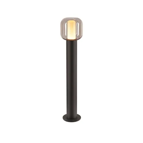 SLV OVALISK 75 Outdoor LED Stehleuchte - CCT switch 3000/4000K - Außenstehleuchte mit CCT-Schalter für individuelle Lichttemperatur, modernes Design aus echtem Glas und ideal für stilvolle Außenbereiche.