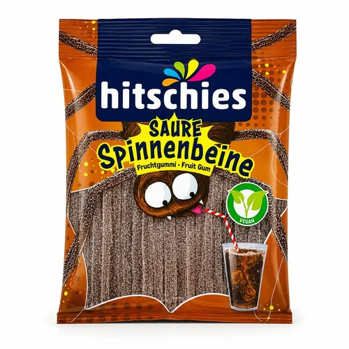 Hitschies Saure Spinnenbeine, Fruchtgummi mit Colageschmack 125g