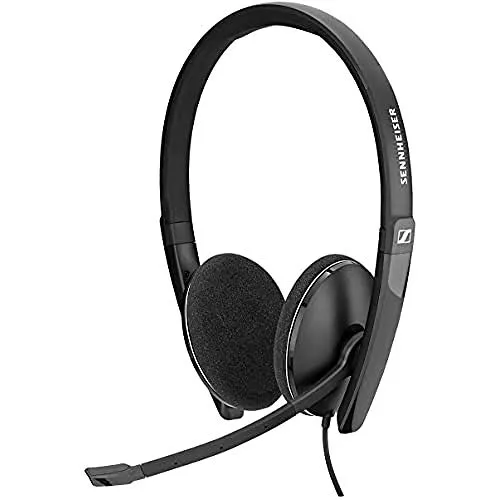 Sennheiser PC 5.2 CHAT, kabelgebundenes Headset für entspanntes Gaming, e-Learning, Noise-Cancelling-Mikrofon, hoher Komfort, klappbar – 3,5mm Klinkenstecker, Schwarz, Einheitsgröße