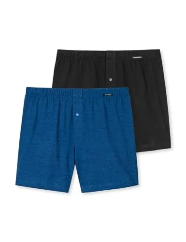 Schiesser Boxershorts 2er Pack Singel-Jersey - Bequeme Boxershorts im 2er Pack aus 100 % Baumwolle. Der lockere Schnitt und der Eingriff mit Knopf sorgen für optimalen Tragekomfort im Alltag. Ideal für eine entspannte Wäschewahl! Der perfekte Begleiter für jeden Tag!','category':'Unterwäsche