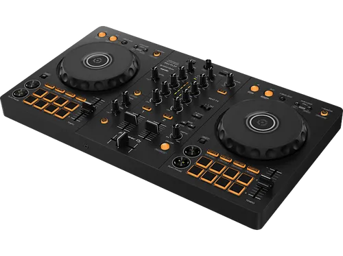 Pioneer DJ DDJ-FLX4 - Professioneller DJ-Controller mit 2 Kanälen, einfach zu bedienen und ideal für fortgeschrittene sowie Hobby-DJs
