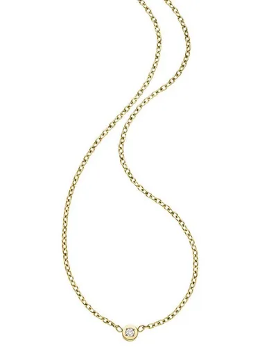 Boccia Titan Kette mit Diamant in Goldfarben - Elegante Halskette aus Titan mit einem funkelnden Diamanten, 46 cm lang, ideal für besondere Anlässe oder den täglichen Stil. Hochwertige Verarbeitung und glänzende Optik.