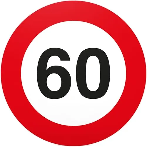 DankeDir! 60. Geburtstag Geschenk Schild 20 x 20 cm Geschenkidee Geburtstagsgeschenk runder Geburtstag 60er - Geburtstagsfeier Kleine süße Überraschung das Geburtstagskind