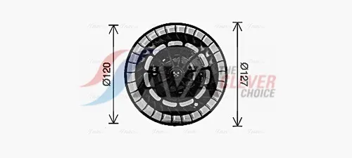 Ava Quality Cooling Innenraumgebläse BW8610 - Autoteile: Hochleistungs-Innenraumgebläse für optimale Luftzirkulation und Komfort im Fahrzeug.