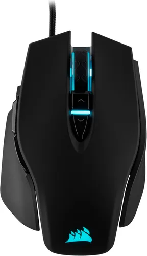 Corsair M65 RGB ELITE Gaming-Maus schwarz - Mäuse mit 18.000 dpi Sensor, anpassbarem Gewichtssystem und 8 programmierbaren Tasten für präzises Gaming. Ideal für FPS-Gamer, die höchste Leistung und Ergonomie suchen.