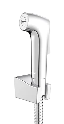 WENKO Bidet-Set Watersaving - Handbrausen: Hygienisches Bidet-Set mit Wasserspareinsatz für bis zu 30% weniger Wasserverbrauch, ideal für nachhaltige Körperpflege.