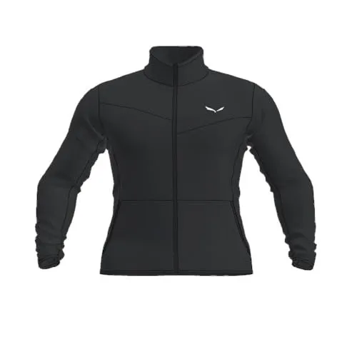Salewa Puez Cammino Polarlite Fleece Jacke Herren, Schwarz, S - Outdoor Freizeitjacke für Herren, atmungsaktives Polarlite-Fleece für ganzjährige Wärme und optimale Feuchtigkeitsregulation – ideal für Bergsport und Wandern.