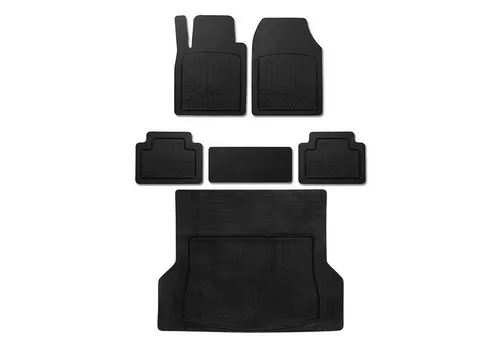OMAC Auto-Fußmatten Set für Volvo XC60 - 6 Stück Antirutsch Gummi - Hochwertige Gummifußmatten für Volvo XC60, rutschfest und wasserdicht, leicht zu reinigen und ideal für alle Wetterbedingungen. Schützen Sie den Innenraum Ihres Fahrzeugs effektiv und stilvoll.