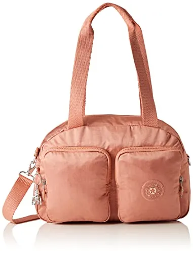 KIPLING Umhängetasche Cool Defea - Umhängetasche aus 100% Polyamid, leicht und stylisch in DT Warm Rose, ideal für den Alltag mit praktischen Maßen von 38x21x9.5 cm.