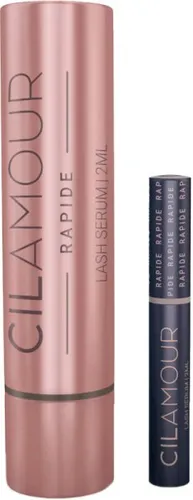 Cilamour Rapide Lash Serum 2 ml - Intensives Wimpernserum - Wimpernpflege mit innovativer Formel für atemberaubende Wimpern. Das vegane Serum bietet intensivere Ergebnisse und enthält einen Anti-Aging-Komplex. Made in Germany.