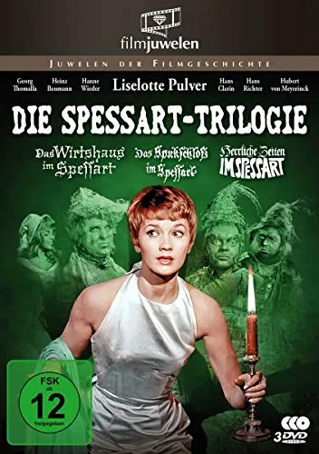 Die Spessart-Trilogie: Alle 3 Spessart-Komödien mit Lilo Pulver - Film-Boxset mit 3 DVDs, humorvolle Komödien mit Lilo Pulver, ideal für Familienunterhaltung und Filmfans