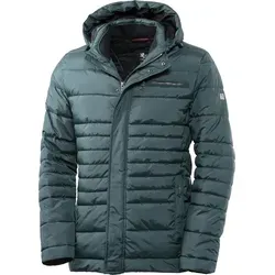 Otto Kern Herren Steppjacke - Ultraleicht & Modisch - Petrol - Größe 52 - Leichte Herren Steppjacke von Otto Kern, warm wattiert mit praktischem Stehkragen und abnehmbarer Kapuze. Ideal für kalte Tage, modisches Design mit kräftigen Kontrastfarben für einen eleganten Auftritt.