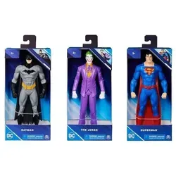 DC Comics , 24,1cm große Action-Figur Batman, Kinderspielzeug für Jungen und Mädchen, 3 Jahr(e), Schwarz, Grau - Schwarz/Grau
