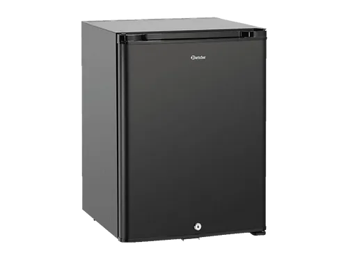 Bartscher Minibar K1-111 - Kompakte Kühlschranklösung mit 2 Zwischenablagen, ideal für Hotels oder Büros. Maße: 402 x 464 x 556 mm, sorgt für kühle Getränke und Snacks jederzeit.