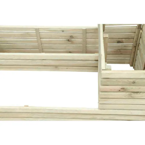 Hochbeet Ella 120x64x53cm - B-Ware für Ihren Garten - Körbe, Blumentöpfe, -kästen & Untersetzer; ideal für platzsparendes Gärtnern und vielseitige Bepflanzung.