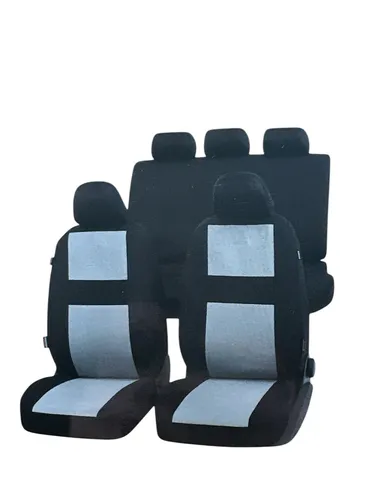 WALSER Sitzschonbezug VW, MERCEDES-BENZ, AUDI 13327 - Hochwertiger Autositzbezug aus strapazierfähigem Polyester in schwarz/grau, schützt Ihre Sitze und sorgt für ein frisches Auto-Feeling.