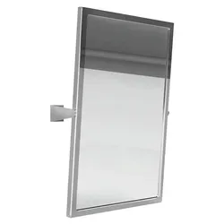 Sapho HANDICAP Kippspiegel 40x60cm aus poliertem Edelstahl - Eleganter Kippspiegel in Chrom-Optik, ideal für vielseitige Anwendungen. Mit drehbarem Design und hochwertigem Edelstahl für eine ansprechende Optik und Langlebigkeit.
