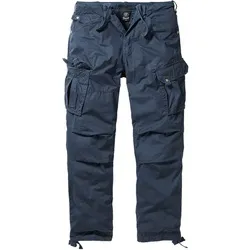 Brandit Columbia Mountain Vintage Cargo Hose (Sale) blau, Größe L - Wanderhose aus 100% Baumwolle, superleicht und bequem. Praktische Taschen bieten Platz für Essentials und der lässige Schnitt sorgt für stylisches Auftreten in der Natur.