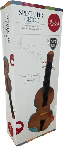 Sigikid Spieluhr Geige Play & Cool ca. 35 cm  Art-Nr. 42776 Kuscheltier Plüsch