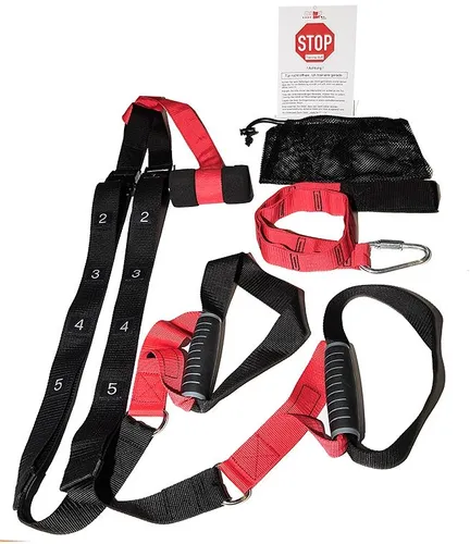 Christopeit Sport® Schlingentrainer – Effektives Ganzkörpertraining - Slingtrainer für Fitness, ideal für effektives Ganzkörpertraining. Leicht und mit Transporttasche, perfekt für Zuhause oder unterwegs.