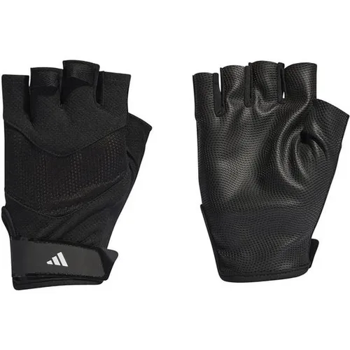 adidas Training Gloves Handschuhe, Black/White, L - Handschuhe für Fitness, aus 55 % recyceltem Polyester, bieten optimalen Grip und Komfort beim Training.
