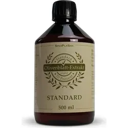 Olivenblatt Extrakt Sparflas 500 ml - Olivenblatt Extrakt in praktischer Sparflasche, reich an Antioxidantien und ideal zur Unterstützung des Immunsystems.