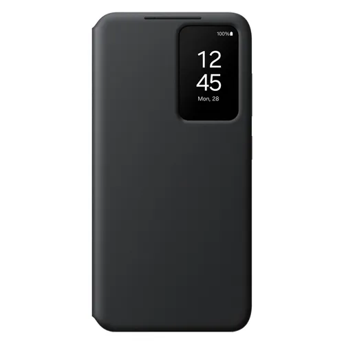 Samsung Smart View Wallet Case EF-ZS921 für Galaxy S24 - Schützende Klapphülle mit Kartenfach und Sichtfenster, ideal für den Alltag und perfekte Funktionalität