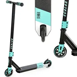 RAVEN Scooter Stunt Tricks Roller Kickscooter für Kinder und Erwachsene - Kickscooter mit robustem T-Shape-Lenker aus High Carbon Steel, ideal für Tricks und bis zu 100 kg belastbar. Ausgestattet mit 100mm PU-Rädern und ABEC-7 Lagern für optimale Geschwindigkeit und Kontrolle.