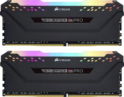 Corsair Vengeance RGB PRO 16GB DDR4 3200MHz - RGB LED-Beleuchtung - Arbeitsspeicher mit optimierter Leistung für Intel und AMD, ausgestattet mit 10 individuell ansteuerbaren RGB-LEDs für beeindruckende Lichteffekte und hohe Übertaktungsmöglichkeiten.