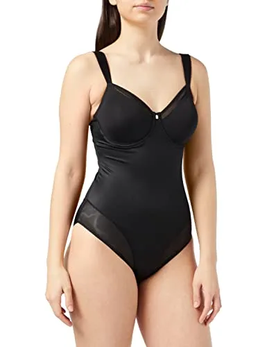 Triumph Damen True Shape Sensation Bsw Body, Schwarz (Noir), Gr. 85 C - Formende Bodys für Damen, aus atmungsaktivem Lycra für eine schlanke Silhouette und höchsten Komfort dank softer Polsterung - ideal für jeden Anlass.