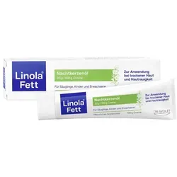 Linola Fett Nachtkerzenöl Creme 100 g - Feuchtigkeit für trockene Haut - Linola Fett Nachtkerzenöl Creme mit 20 % Nachtkerzensamenöl für trockene, raue Haut. Unterstützt die Regeneration der Hautbarriere und zieht schnell ein. Ideal für die tägliche Anwendung bei Erwachsenen und Kindern.