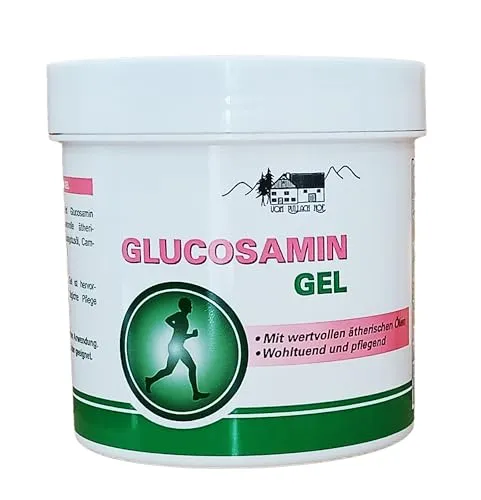 GLUCOSAMIN GEL 250ml mit ätherischen Ölen Körpercreme Hautpflege Haut Creme 56