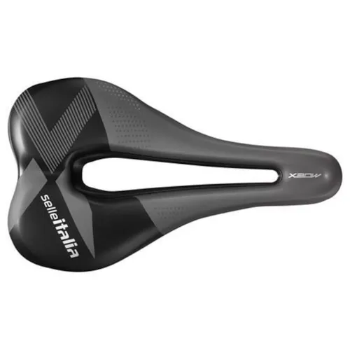 X-BOW Superflow TI Sattel schwarz - S3 - Fahrradsattel mit innovativer Superflow-Technologie für maximalen Komfort und Druckentlastung im Dammbereich. Hochwertige Schiene, 25% widerstandsfähiger und 15% leichter als vergleichbare Modelle.