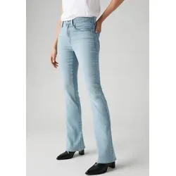 Levi's High Rise Bootcut Eternal Indigo Lig 725 - Klassische Bootcut-Jeans mit hohem Bund für eine schlanke Silhouette. Superweicher Stretch-Denim sorgt für perfekten Sitz und Bewegungsfreiheit. Ideal für einen stilvollen Look.
