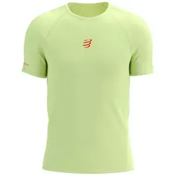 Compressport Trail Racing S/S T-Shirt - Laufshirt in Größe L, grün - Laufshirt für warme Tage, ideal für Road- und Trailrunning. Stretchmaterial für optimale Bewegungsfreiheit. Entdecken Sie weitere Top-Angebote von Compressport!