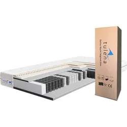 TULENA NOX Taschenfederkern Matratze 140x200 – Wendematratze für individuellen Komfort - Matratzen mit zwei Liegehärten für individuellen Komfort. Atmungsaktiver Bezug, waschbar bei 40°, ideal für Allergiker. 30 Nächte Testschlaf – risikofrei testen!