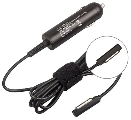 CoreParts Car Adapter for MS Surface 43W 12V 3.6A Plug:Surface, MBXMS-DC0001