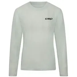 CEP Run Shirt Long Sleeve 5.0 für Damen – Ice (746) XS - Das CEP Run Long Sleeve Shirt für Damen vereint Komfort und Funktionalität. Ideal für Laufen und Fitness, sorgt es mit atmungsaktivem Material und reflektierenden Details für optimale Sichtbarkeit und Bewegungsfreiheit.