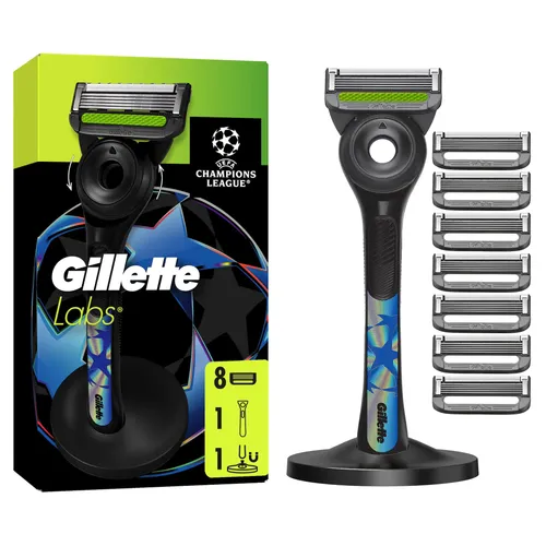 Gillette Labs Systemklingen 8er + Handstück Online Versandvariante Rasierklingen+Handstück