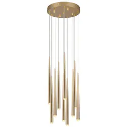 Trio LED-Pendelleuchte Cala Alu, Eisen, Stahl & Metall