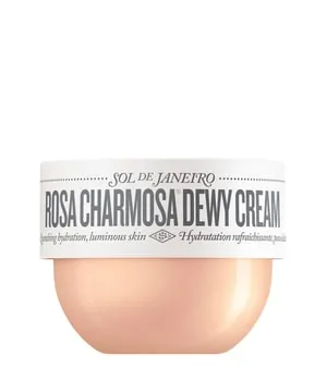 Sol de Janeiro Rosa Charmosa Dewy Cream 75 ml – Feuchtigkeit & Strahlkraft - Die Rosa Charmosa Dewy Cream sorgt für ein frisches Finish und 48 Stunden Feuchtigkeit. Mit einer leichten Textur und einem blumigen Duft ist sie perfekt für eine gepflegte Haut.