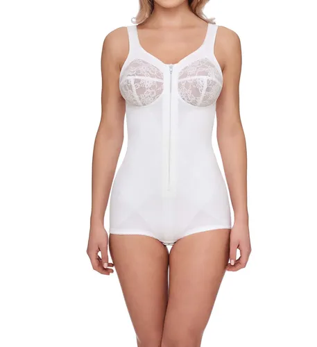 SUSA 6343 Korselett 110B - Abverkauf zum Sonderpreis - Damen Mieder in elegantem Weiß, bietet perfekten Halt und formt die Silhouette für ein selbstbewusstes Auftreten.