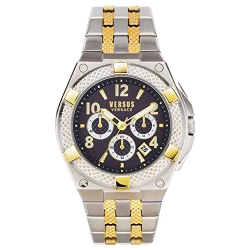 Versus by Versace Damen Uhr Camden Market VSPEW0619 - Armbanduhr für Damen mit analoger Anzeige und elegantem Edelstahlarmband. Wasserdicht bis 50 m, ideal für jeden Anlass und stilvoll im zeitgenössischen Design.