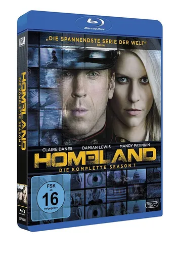 Homeland - Staffel 1 (Digipak) - Claire Danes - 3 Blu Ray Box
