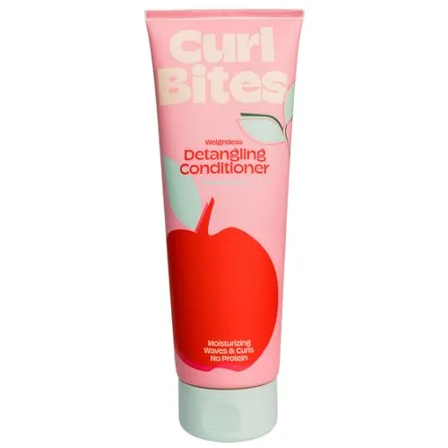 Curl Bites Weightless Detangling Conditioner 250 ml - Silikonfreie Pflegespülung für müheloses Entwirren von Wellen und Locken. Stärkt und spendet Feuchtigkeit für geschmeidige, definierte Locken mit natürlichem Glanz.